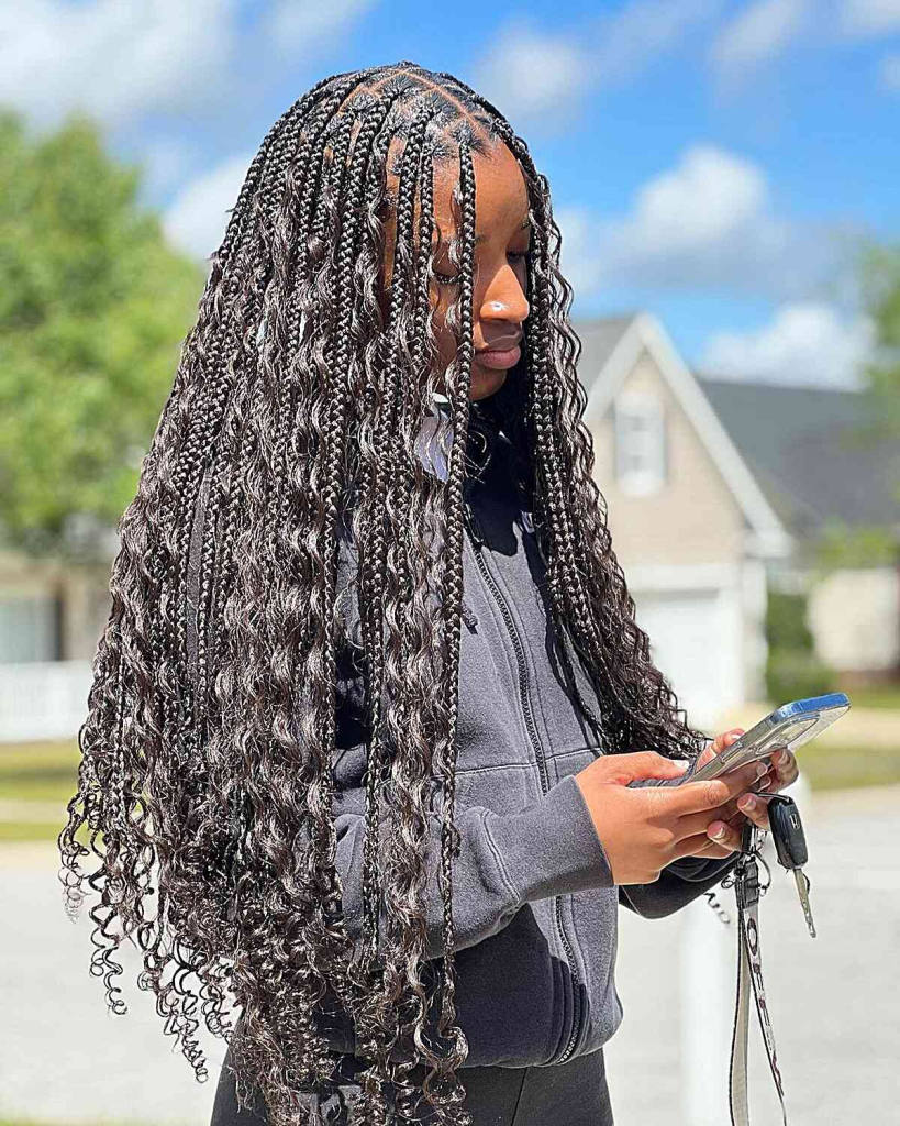 Stylish Boho Knotless Braids Services for Modern Hair Looks in Maryland
