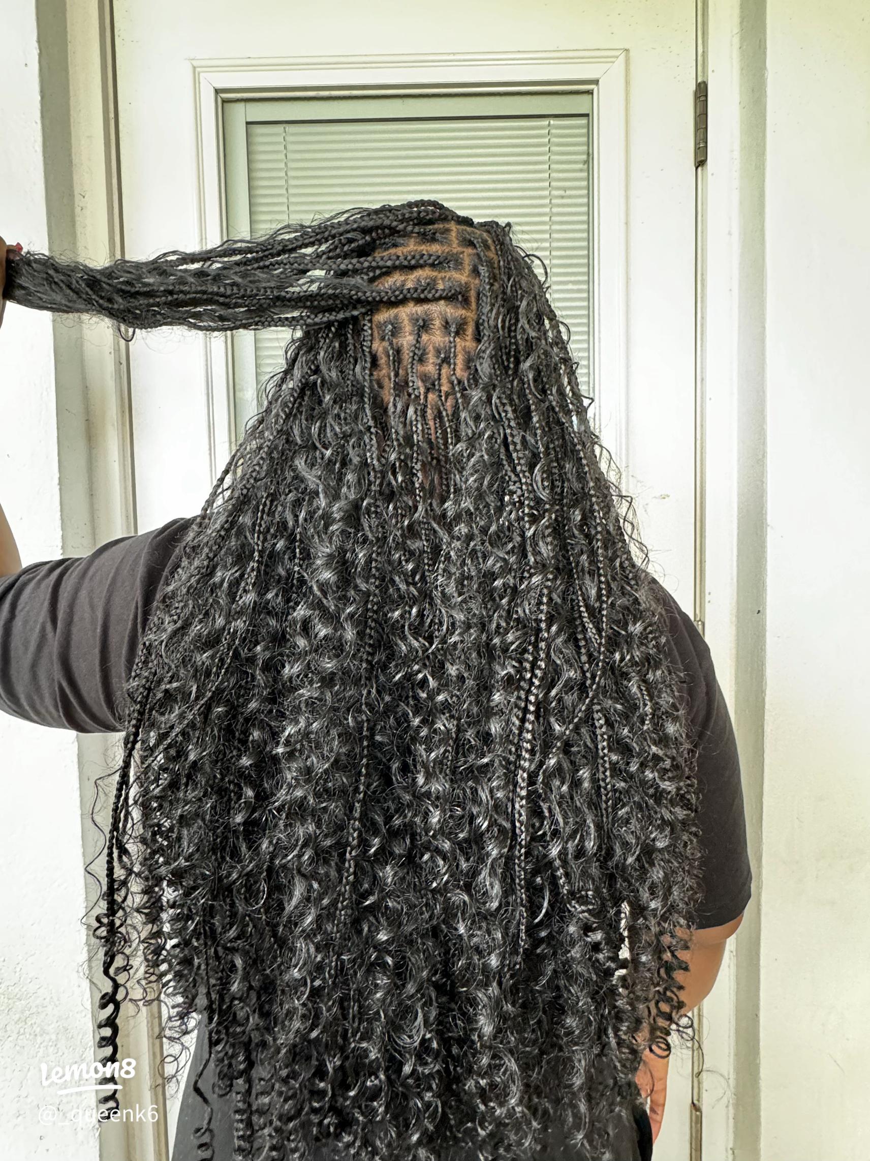 Boho Knotless Braids